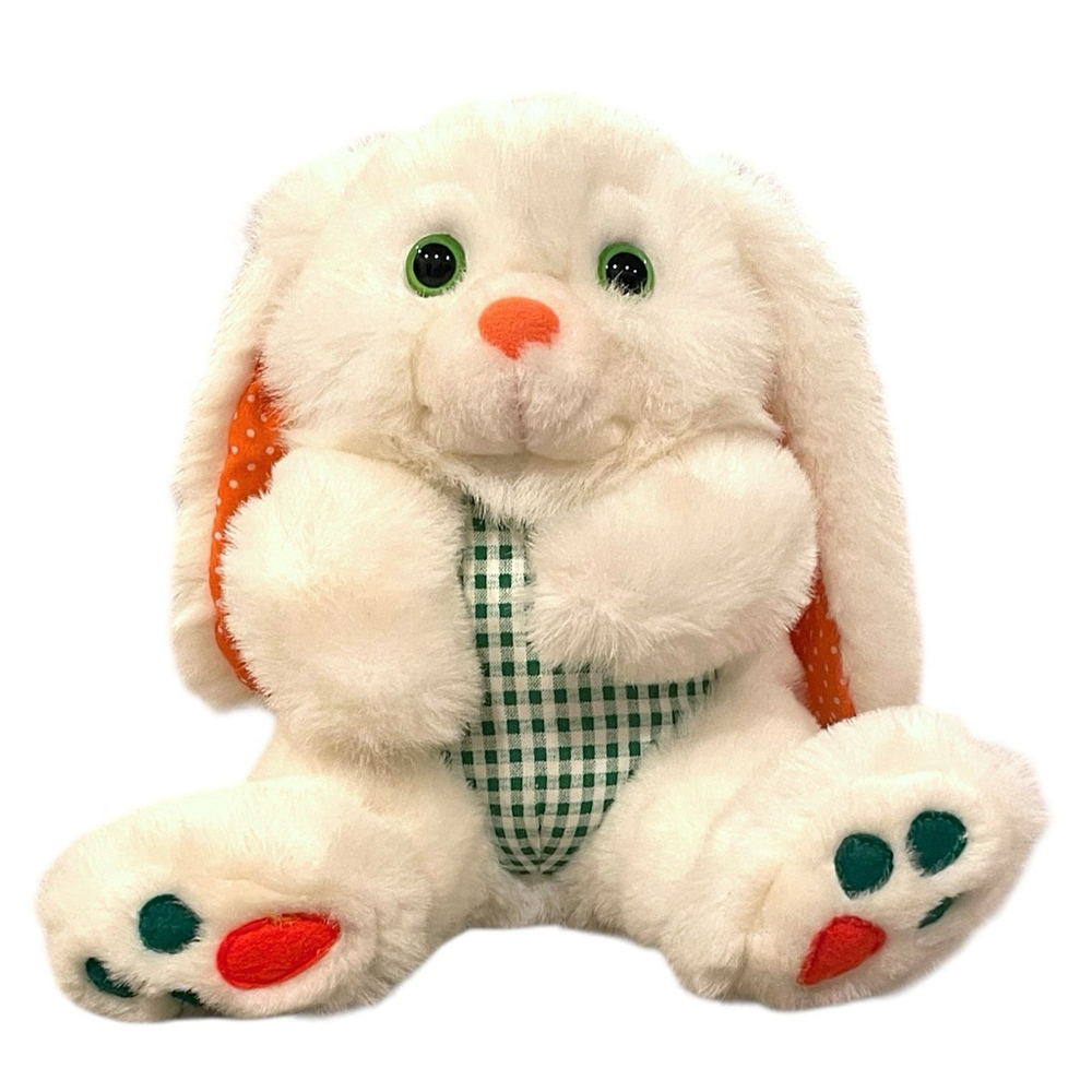 Vintage Avon Giggling Bunny Rabbit Plush Mommy Only NO Baby Easter Works 1995 - Picture 7 of 10
